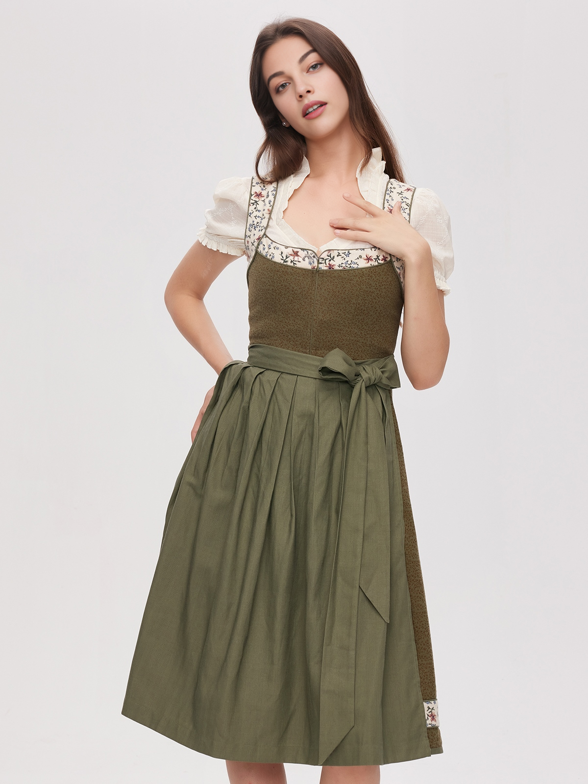 Dirndl 70 cm in Grün