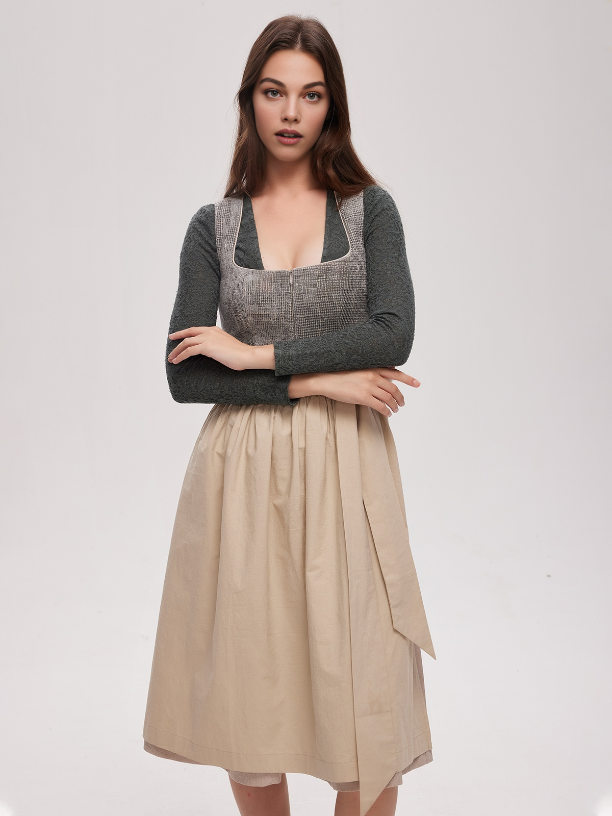 Dirndl in Grün