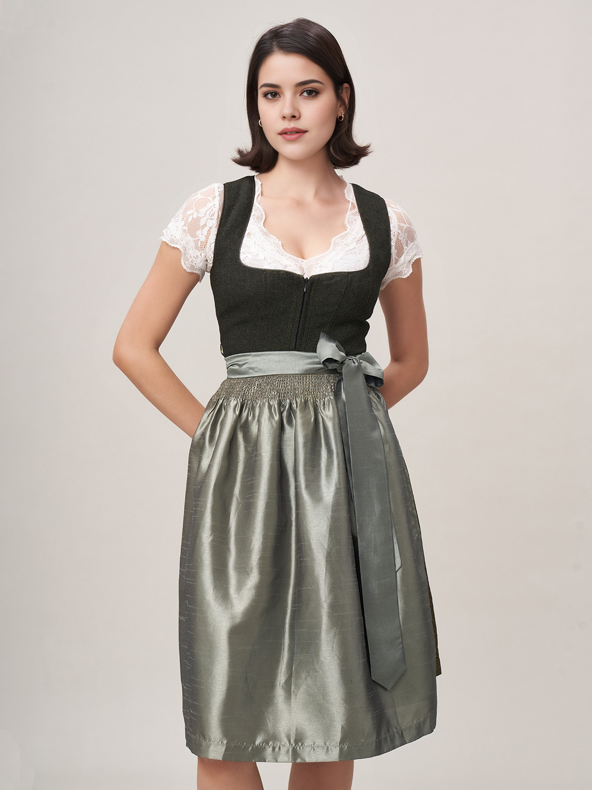 Dirndl in Grün